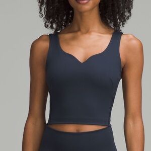 NEW Wonder train sweetheart tank top NAVY Sz 10